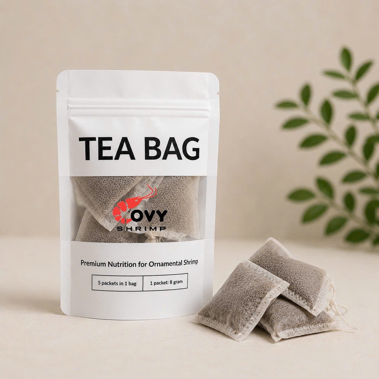 Tea bag - Khởi tạo môi trường cho hồ tép cảnh